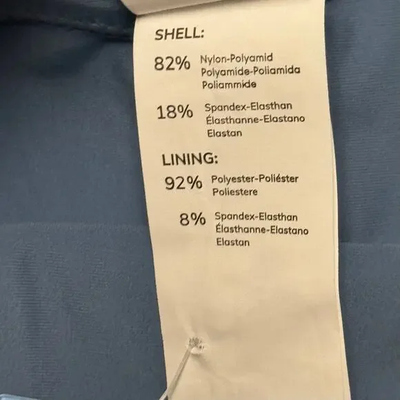 Cupshe Blue One Piece Swimsuit Ruched Cutout Back Size M NWT - Picture 10 of 10